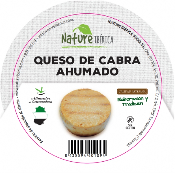 QUESO DE CABRA SEMICURADO NATURE AHUMADO