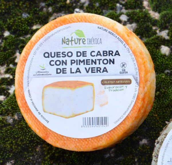 QUESO DE CABRA SEMICURADO NATURE PIMENTÓN